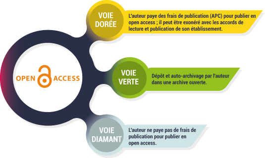 Sch&eacute;ma des voies de l'open access